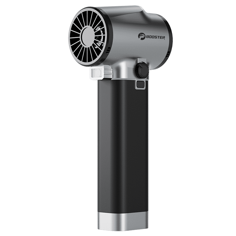 BOOSTER violent turbo fan, 64MM powerful portable blower, car dryer, 4 speeds, 55m/s, 4000MAH, 750W, suitable for garden cleaning, car drying, snow blowing, dust removal, leaf blowing
