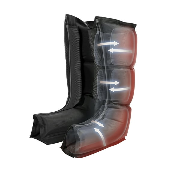 Homedics Dynamic Full Leg Air Compression System, Multi Massage Zones,SR-174H