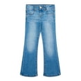 thumbnail image 1 of Wonder Nation Girls Bootcut Mid-Rise Jeans, Sizes 5-18 & Plus, 1 of 3