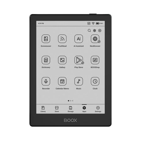 BOOX - 6" Go E-Reader - 2024 - 2024 - Black