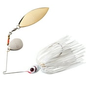BOOYAH Blade Tandem Spinnerbait Snow White 1/4 oz.