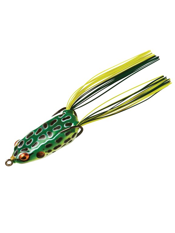 Pad Crasher Jr Hollow Body Frog, Leopard Frog, 2" with 1/4 oz Weight for Fishing