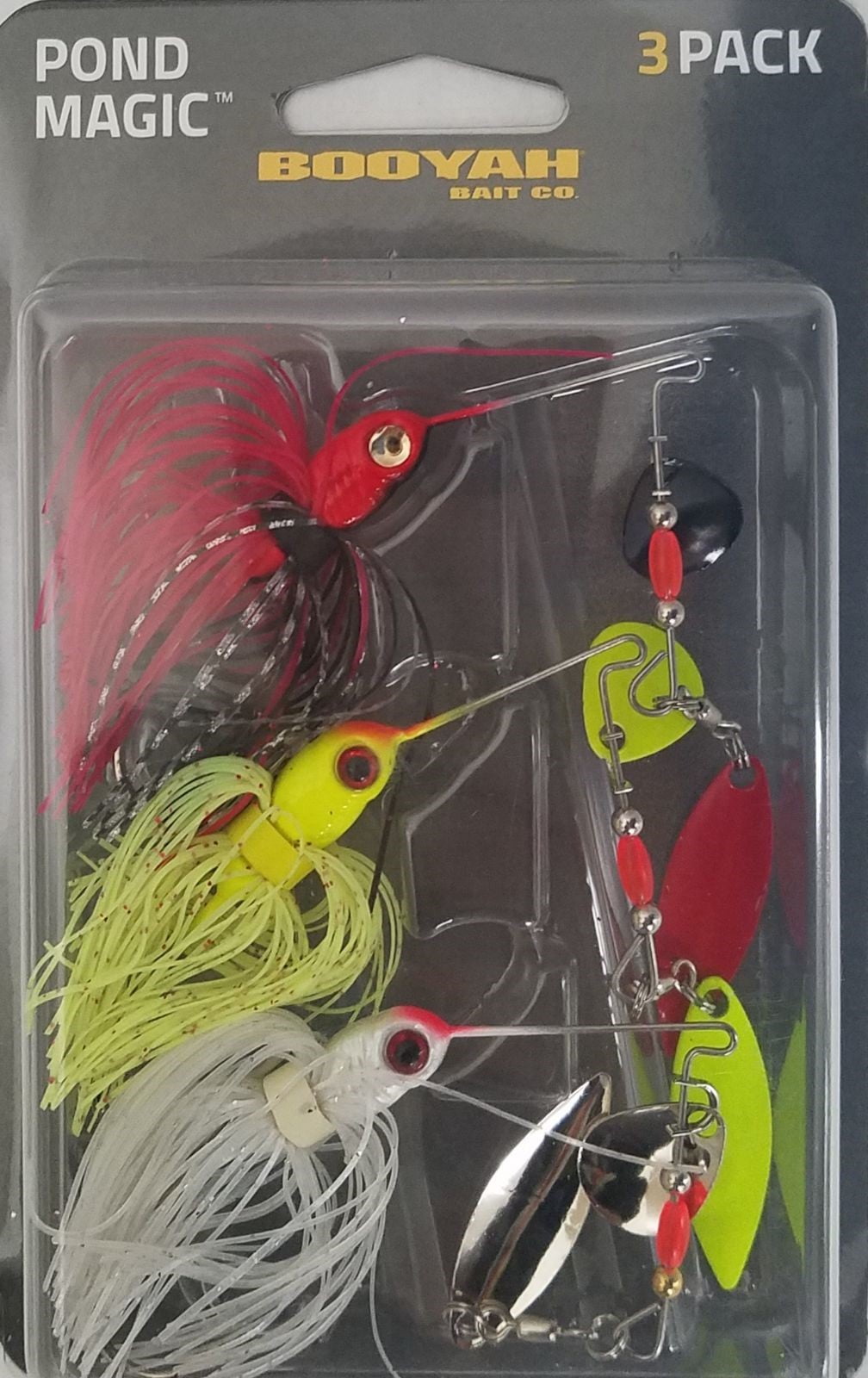 BOOYAH Pond Magic Bass Jig Kit, Size 1, 3 Count