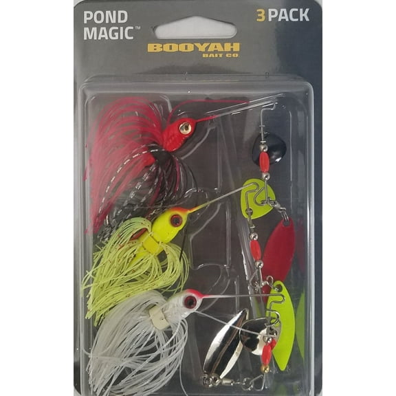 BOOYAH Pond Magic Bass Jig Kit, Size 1, 3 Count