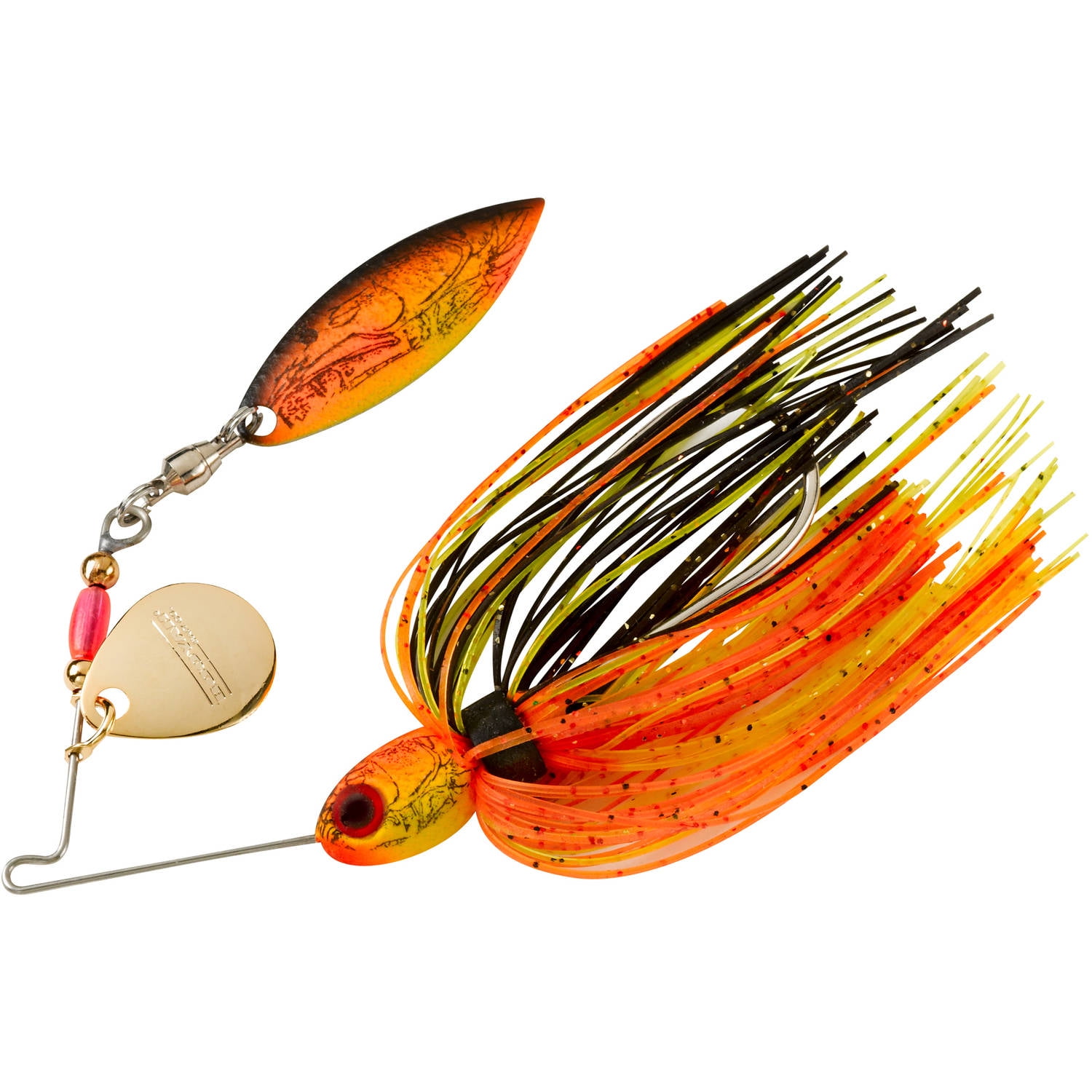 BOOYAH Pond Magic Real Craw Fishing Lure Spinnerbait Two Blade