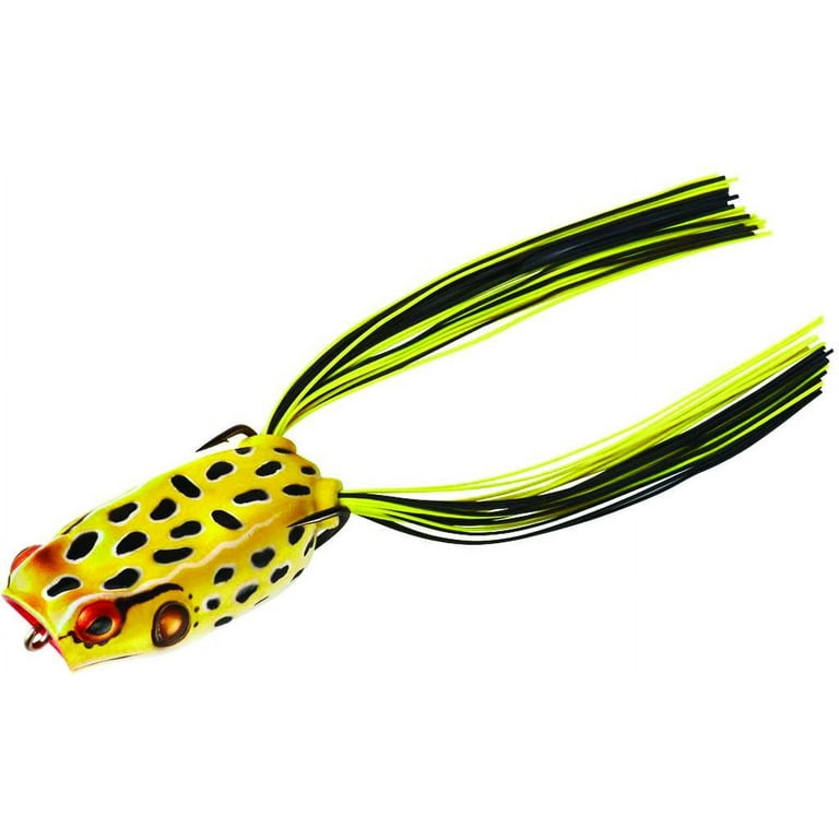 BOOYAH Poppin' Pad Crasher Fishing Lure Hollow Body Frog Swamp Frog 3 in  1/2 oz 