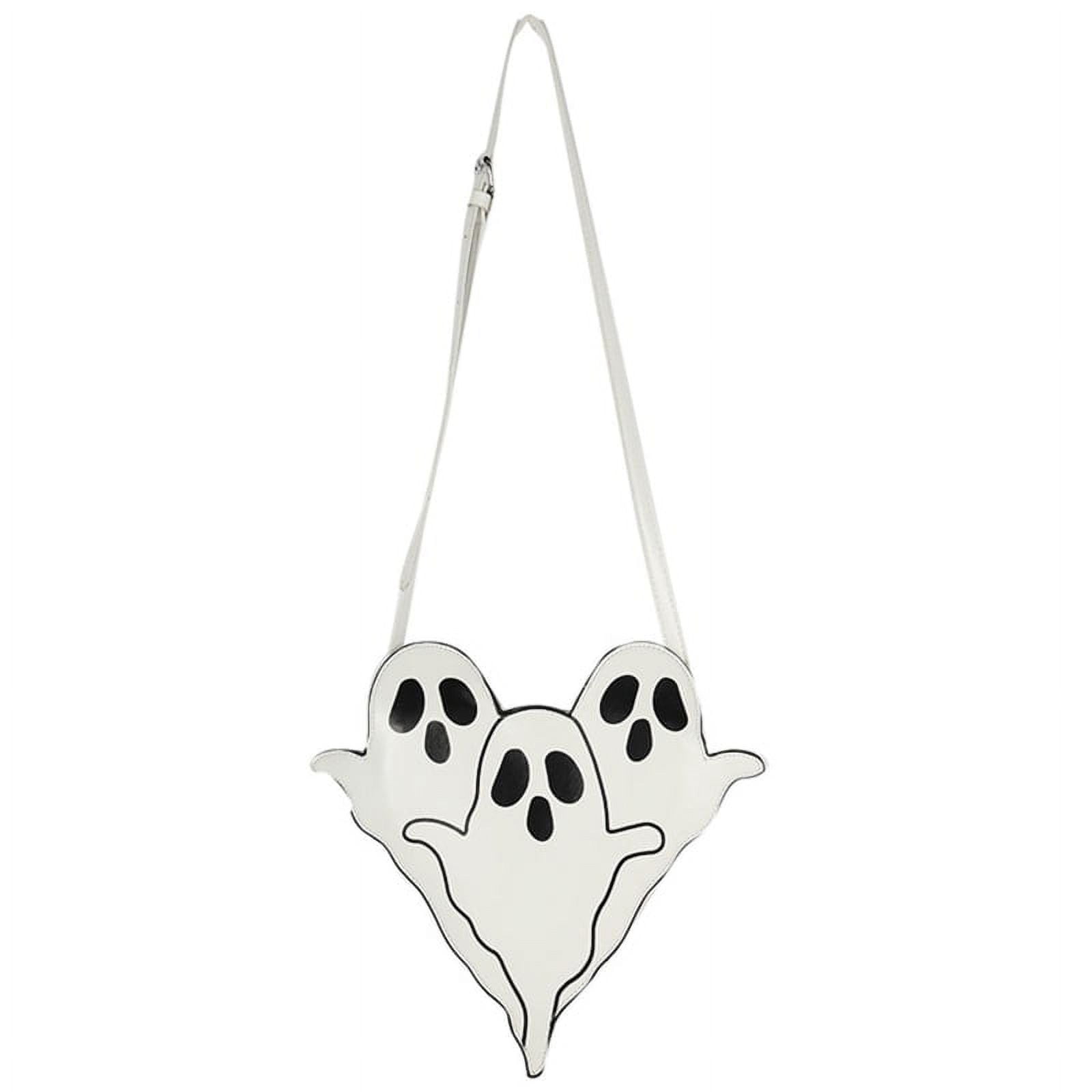 BOOYOU Cartoon Printed Crossbody Bags Pu Leather Ghost Shoulder Bags Gothic Sling Bag Creative Messenger Bag for Women Walmart