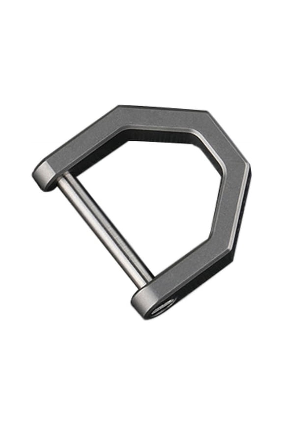 D-Shaped Buckle D Ring Belt Buckles Hoop Titanium Alloy Horseshoes Buckle Smooth