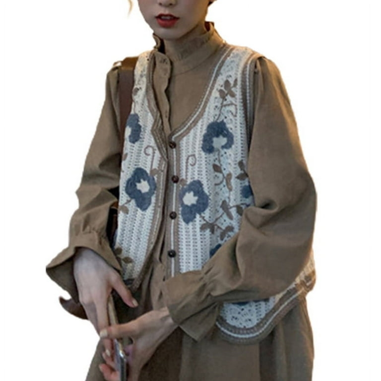 Boho sleeveless cardigan sale