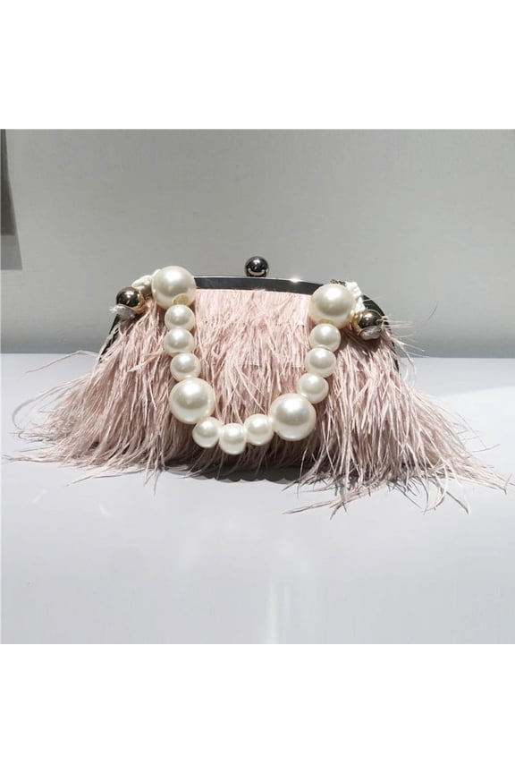 Wedding Purse Feather Crossbody Bag 3 Color Feather Luxury Women Bags Party