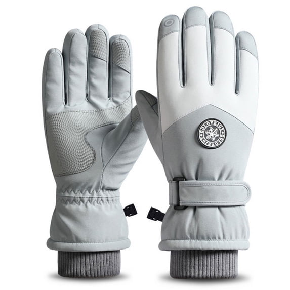 BOOYOU Winter Gloves Waterproof Ski Gloves Fleece Lined Glove Touchscreen Snow Gloves