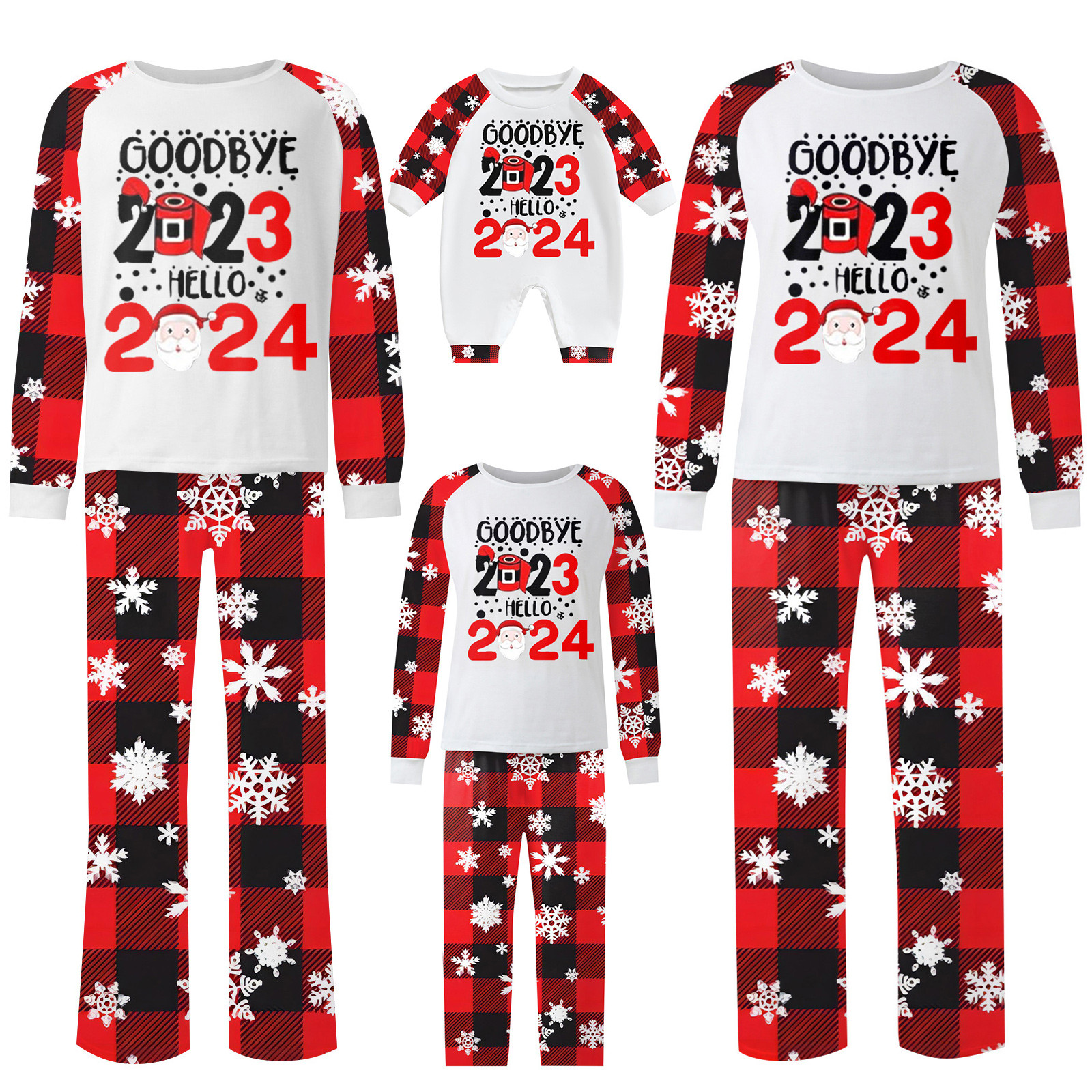BOPENG Christmas Pajama Sets for Family, Matching Christmas Pajamas