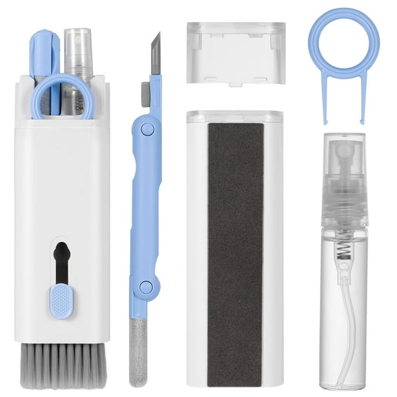 BOPORO 7-in-1 Electronic Cleaner Kit, Multifunctional Keyboard Earphone Cleaner, Keyboard Cleaner kit, Portable Cleaning Kit with Cleaning Pen Brush for Laptop/Computer/Earphone