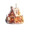 thumbnail image 1 of BOPORO Christmas Acrylic Hanging Snow House Ornaments, Xmas Trees Decoration New Year Parties Supplies Decor Indoor Outdoor Home Ornament, 1 of 6