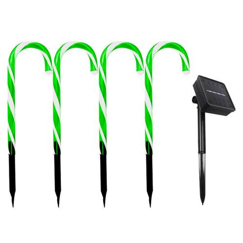 BOPORO Christmas Decorations Outdoor Solar Candy Cane Lights, Christmas LED Yard Lawn Pathway Markers, 8 Modes Indoor Outdoor Christmas Decorations for Walkway, Garden, Lawn, Yard