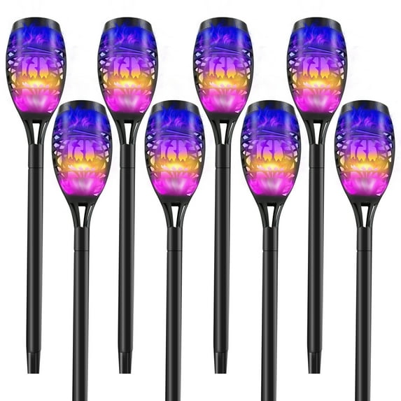 BOPORO Halloween Pumpkin Pathway Solar Lights for Outdoor Halloween Decorations, Outside Halloween Yard Display Solar LED Halloween Front Porch Decor