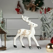 BOPORO Lighted Reindeer Christmas Decoration Outdoor Christmas Giant Light Up Outdoor Ornaments Lighted Christmas Reindeer Decoration for Yard Patio Lawn Stakes Christmas Deer Ornaments Christmas