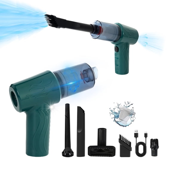BOPORO Powerful Compressed Air Duster for Deep Cleaning-Replace Compressed Air Can-No Canned Air Duster-Keyboard Cleaner-PC Cleaning-Rechargeable-3-Speeds