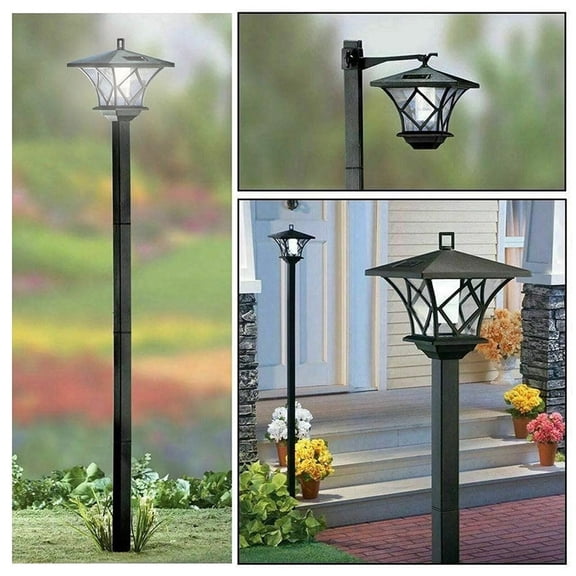 BOPORO Solar Powered Vintage Street Lights for Garden