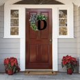 BOPORO Unique Last Name Year Round Front Door Wreath With Bow