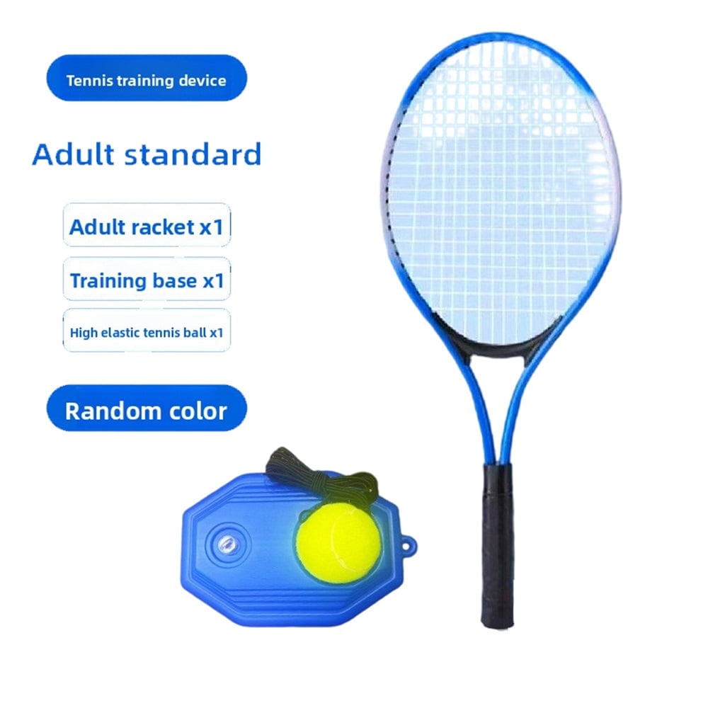 Tennis Practice Racket BOQNVKY College Kids Tennis Racket Set: Pre-strung with Good Rebound ...
