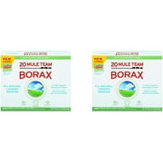 BORAX 20 Mule Team Laundry Booster, Powder, 4 Pounds Tw Pck, White