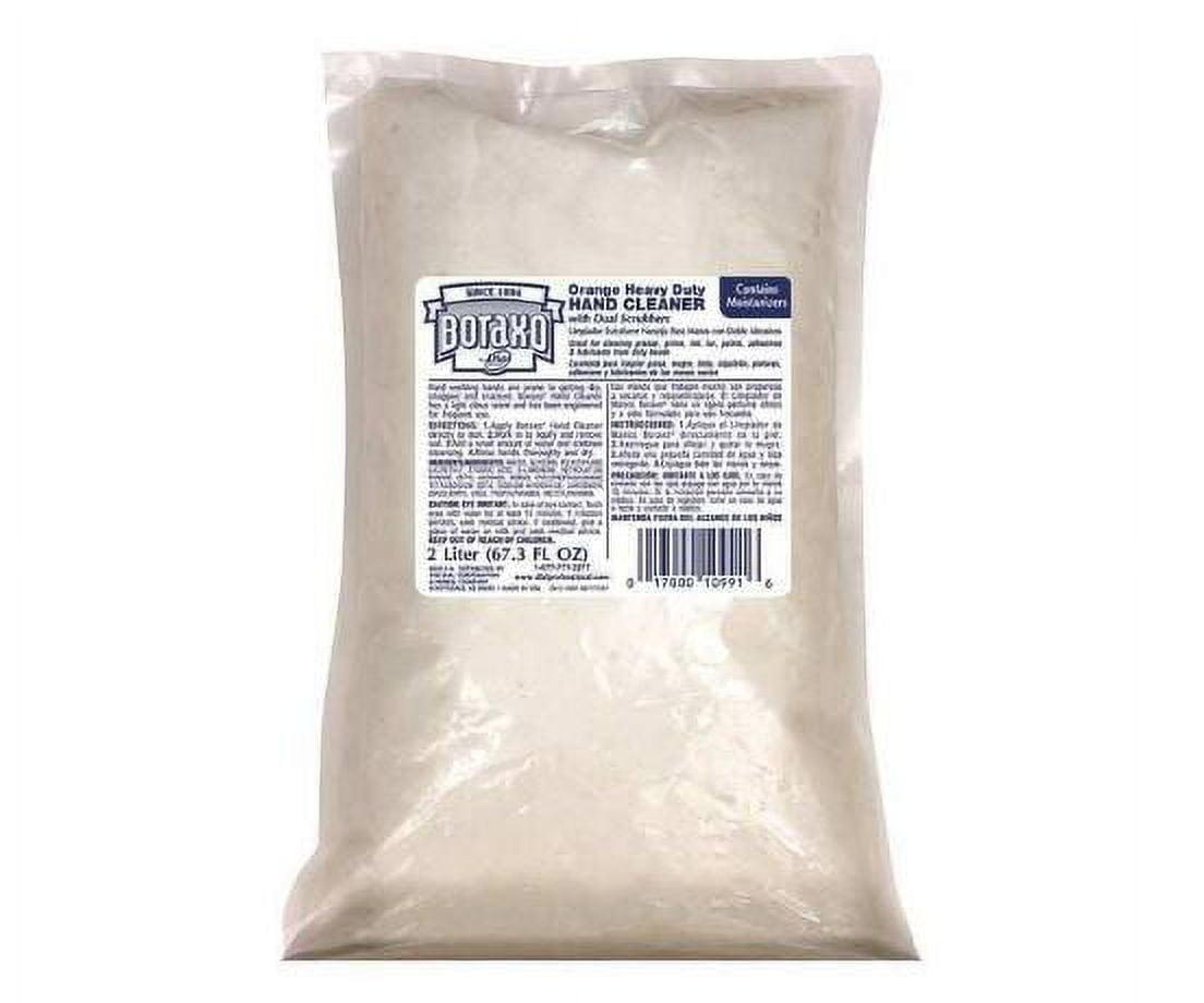 BORAXO 10992 2L Citrus Paste Hand Soap Cartridge Dual Scrubbers and