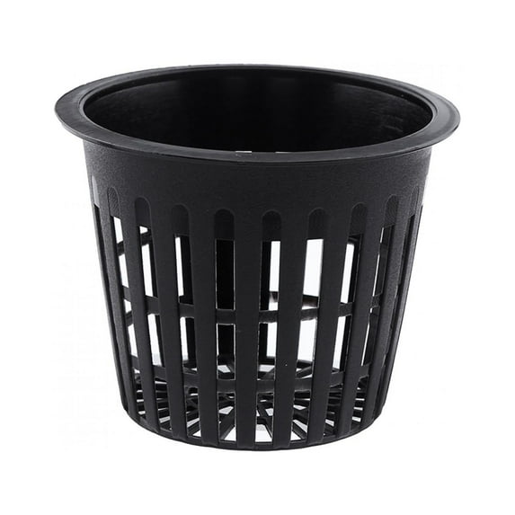 BORDSTRACT 10pcs Heavy Duty Mesh Pot Net Cup Basket Hydroponic Plant Grow Clone Gardening