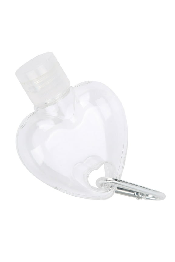 50ml Travel Bottles Transparent Plastic Flip Containers With Keychain