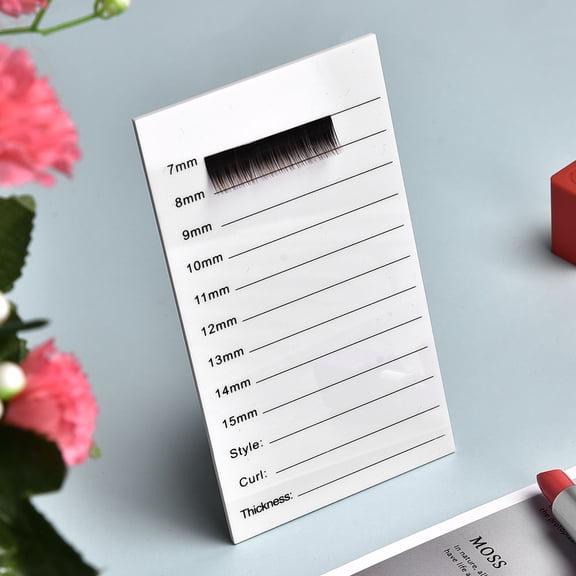 BORDSTRACT Eyelash Extensions, Acrylic Eye Lash Stand Pallet Holder, Grafting Eyelashes Stand Eyelashes Holder Plate Makeup Tool Salon Use