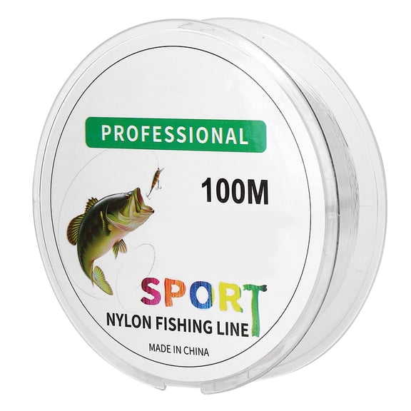 BORDSTRACT Fishing Line White, HENG JIA 100M Fishing Line Super Strong Nylon Fishing Tackle