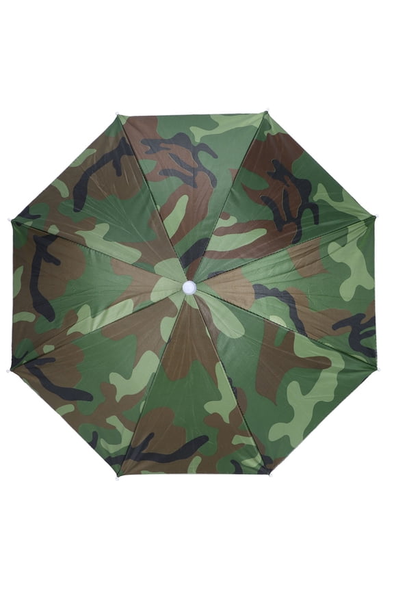 Foldable Umbrella Hat Fishing Sun Hat For Outdoor Activity Hiking Headwear Umbrella