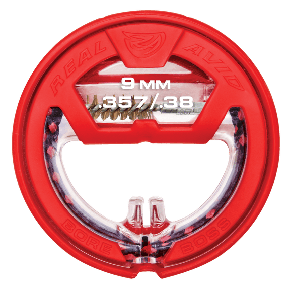 Real Aid Bore Boss Bore Cleaner for .357, .38, 9MM Handguns