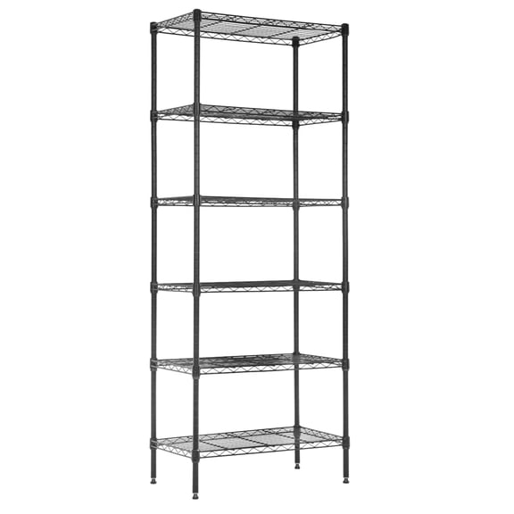 BORGEBY 6-Tier Wire Shelving Unit 900LBS Heavy Duty Metal Storage Shelves for Kitchen Pantry Garage Laundry Room, 24" W x 14" D x 61" H