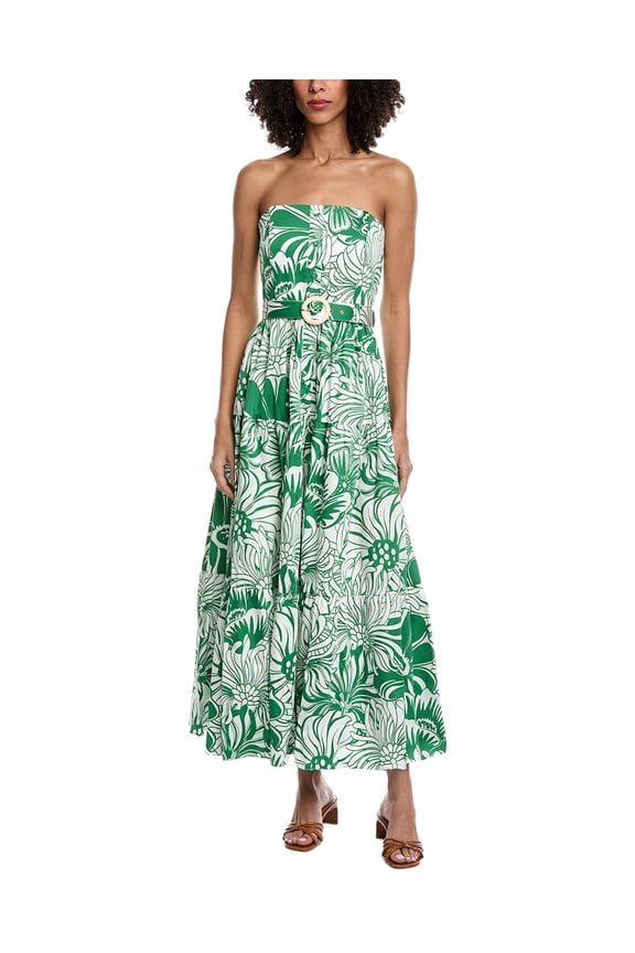 womens  Jou Jou Midi Dress, 10, Red