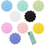 GIRACOA 10 Pcs Silicone Suction Cup Phone Holders, Mini Anti-Slip Suction Cup Mat Double Sided Suction Cup Phone Mount, Multipurpose Suction Cup Mat for Mobile Power Mobile Phones