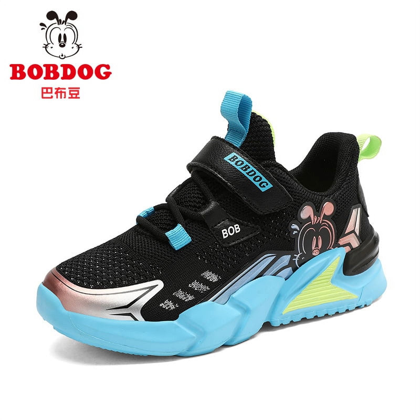BORKE Bobdog children s shoes autumn new flying woven double mesh boys running sneakers super light children running shoes Walmart