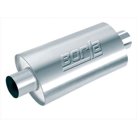BORLA 40575 3 In. Inlet & 3 In. Outlet Muffler