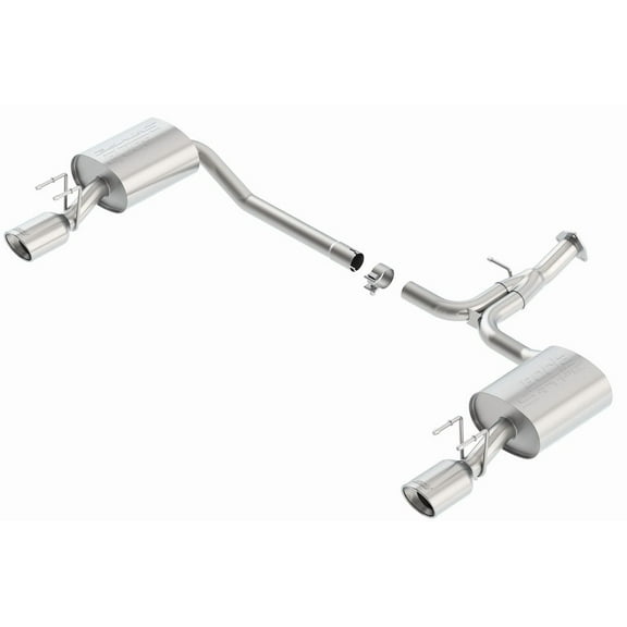 BORLA EXHAUST 11853 2013 ACCORD 3.5L/2.4L AT/MT FWD 2DR 2.25IN, 2.0IN S OC RL AC SR TIP 4.25IN X 3.5IN OV X 6.75IN