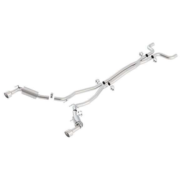 BORLA EXHAUST 140280 10-13 CAMARO 6.2L V8 RWD 2DR SPLIT REAR C-BACK SYSTEM, S-TYPE Fits select: 2010-2013 CHEVROLET CAMARO