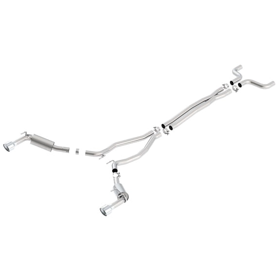 BORLA EXHAUST 140530 14-15 CAMARO 6.2L V8 AT/MT RWD 2DR S RD RL AC SR S TYPE 2.5IN TIP 4.5IN RD X 5.7