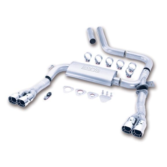 BORLA Exhaust 14780 98-02 Trans Am/firebird/camaro 5.7l V8 RWD 2dr(incl RAM Air)split Rear C-back System 3IN ADJ System For 1998-2002