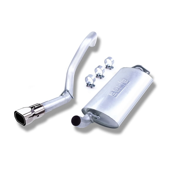 BORLA EXHAUST 14924 00-06 WRANGLER 2.5L 4CYL/4.0L 6CYL INCL. RUBICON 4WD 2DR W/O HITCH REAR C-BACK SYSTEM Fits select: 2000-2006 JEEP WRANGLER / TJ