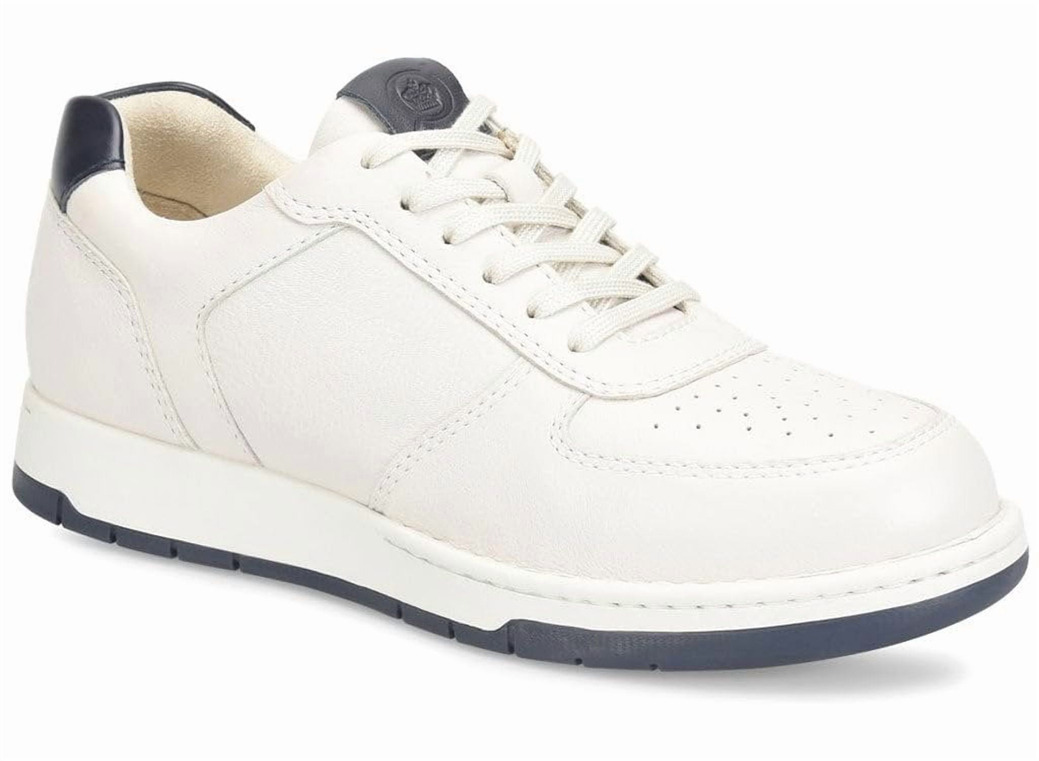 BORN Men's Captain Sneaker, White Sea Salt and Navy, 13 - Walmart.com