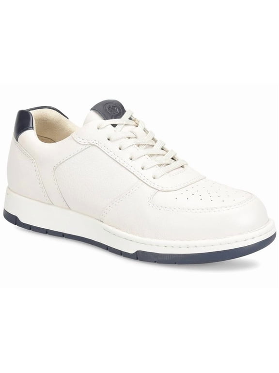 Men's Captain Sneaker, White Sea Salt and Navy, 13