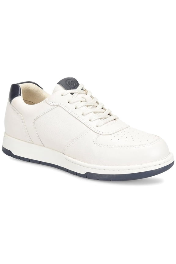 Men's Captain Sneaker, White Sea Salt and Navy, 8.5