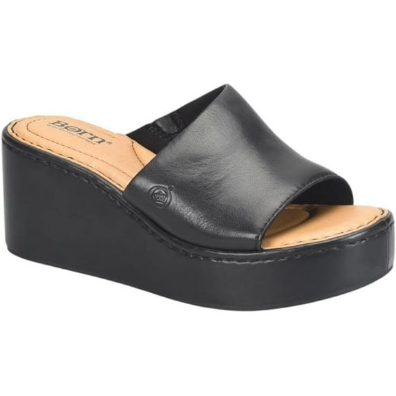 BORN Women's Shilo Wedge sandals Black BR0071303