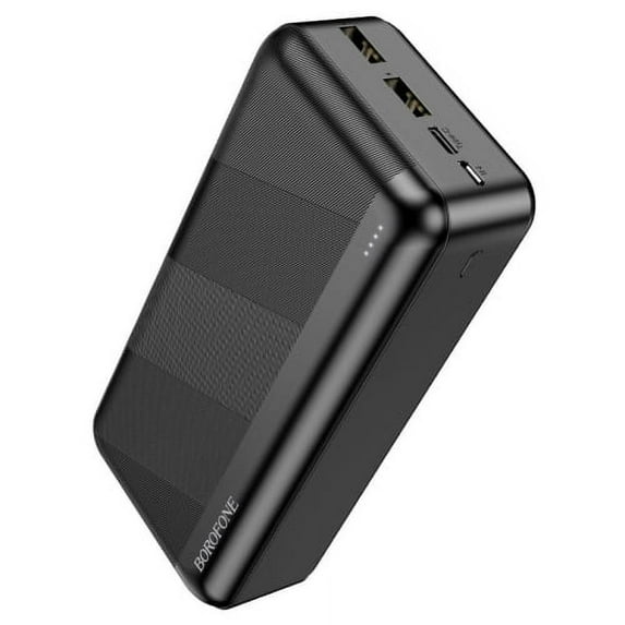 BOROFONE BJ27B Pindar, power bank 30000mAh, USB-C + Micro-USB input, dual USB 5V / 2.1A output, LED indicator