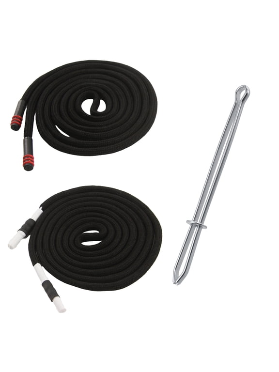 2Pcs 51 Inch Cotton drawstring cord Replacement Drawstrings for Sweatpants and ShortsUniversal Drawstring HoodiesPremium Hoodie String ReplacementWith Easy Metal Threader.Black)