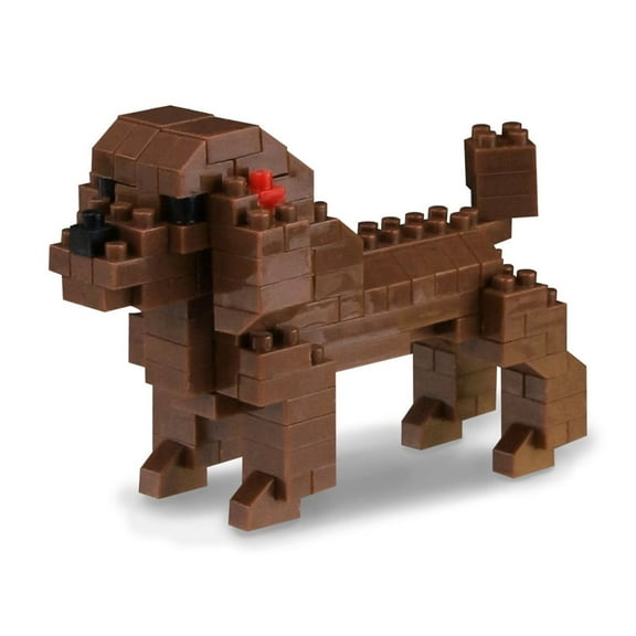 BOROLA Pet Dog Building Blocks Set Educational Toy Realistic Fun Animal Assembly Kit Ideal Birthday Gift Toys Games(Teddy Blocks)